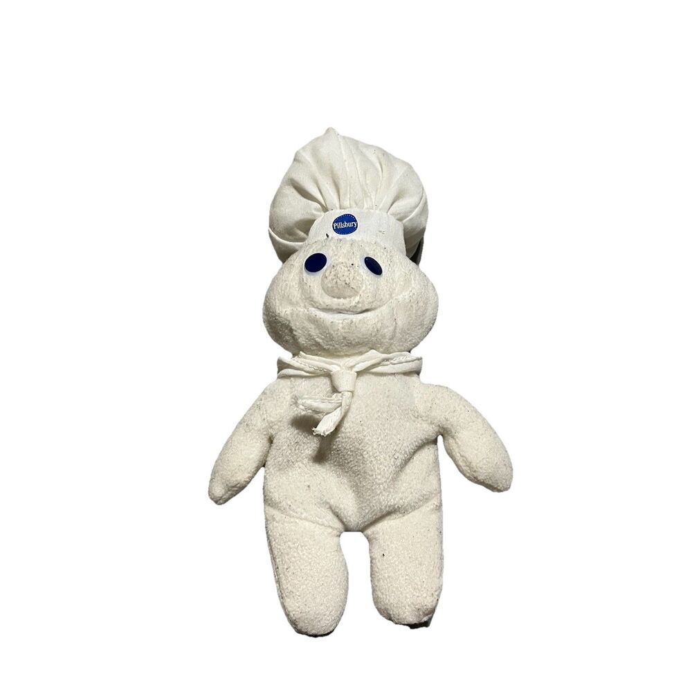 Pillsbury Doughboy White Chef Plush Beanie 8" Stuffed Toy